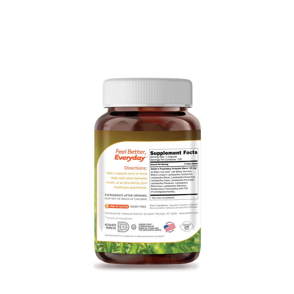 BioDophilus25&trade; -120 Capsules (120 Servings)